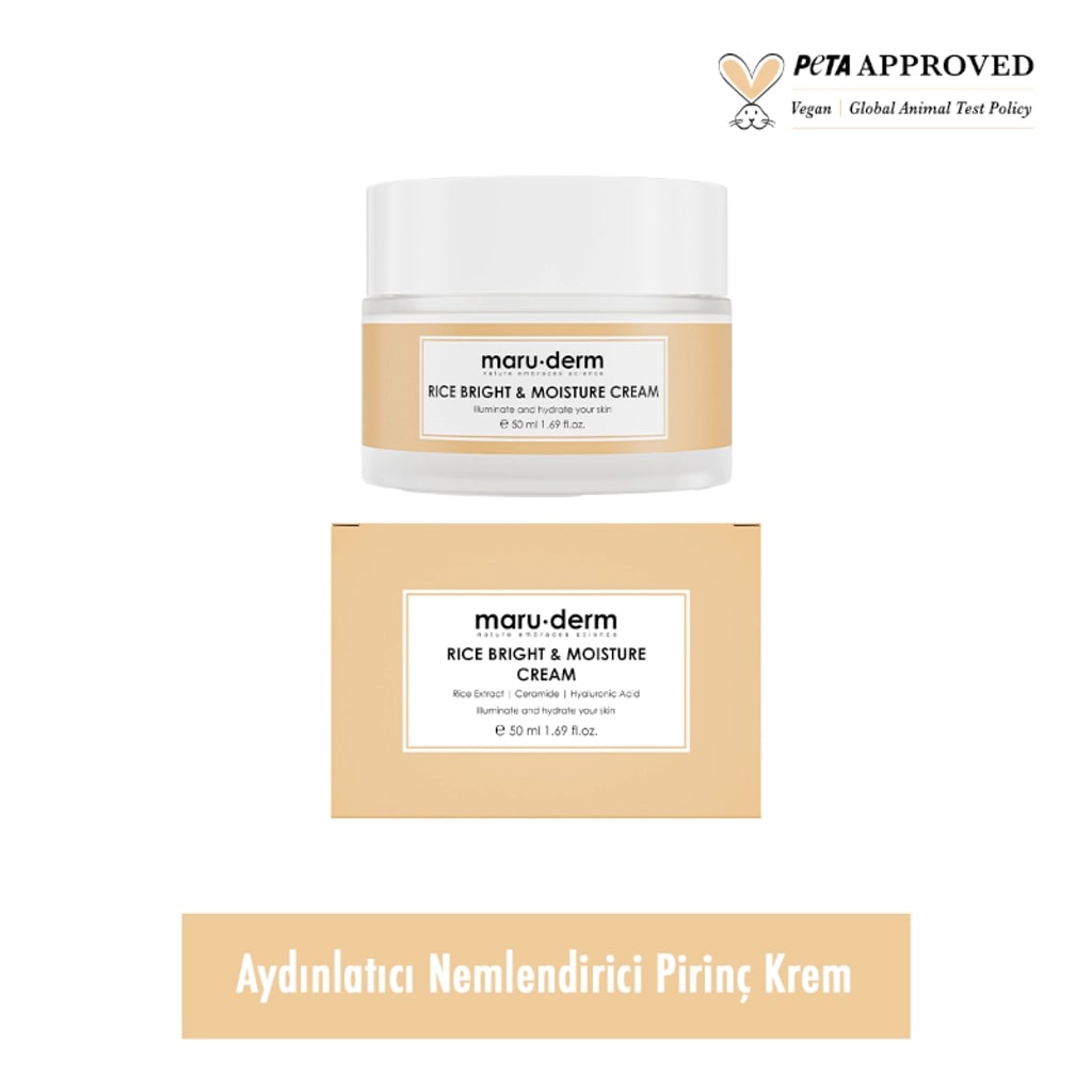 Maruderm Pirinç Özlü Aydınlatıcı & Nemlendirici Krem 50 ml
