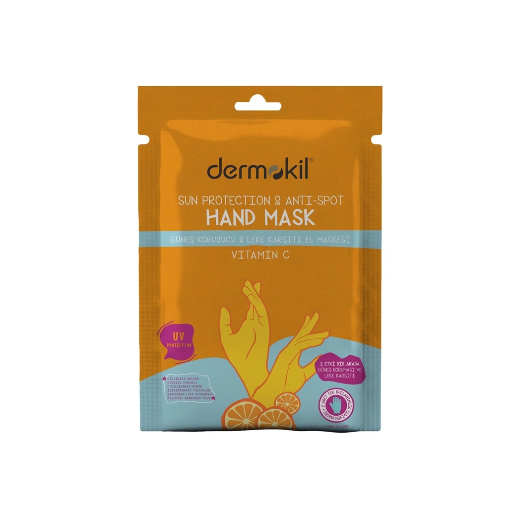 Dermokil Güneş Koruyucu & Leke Karşıtı El Maskesi Vitamin C 30 ml