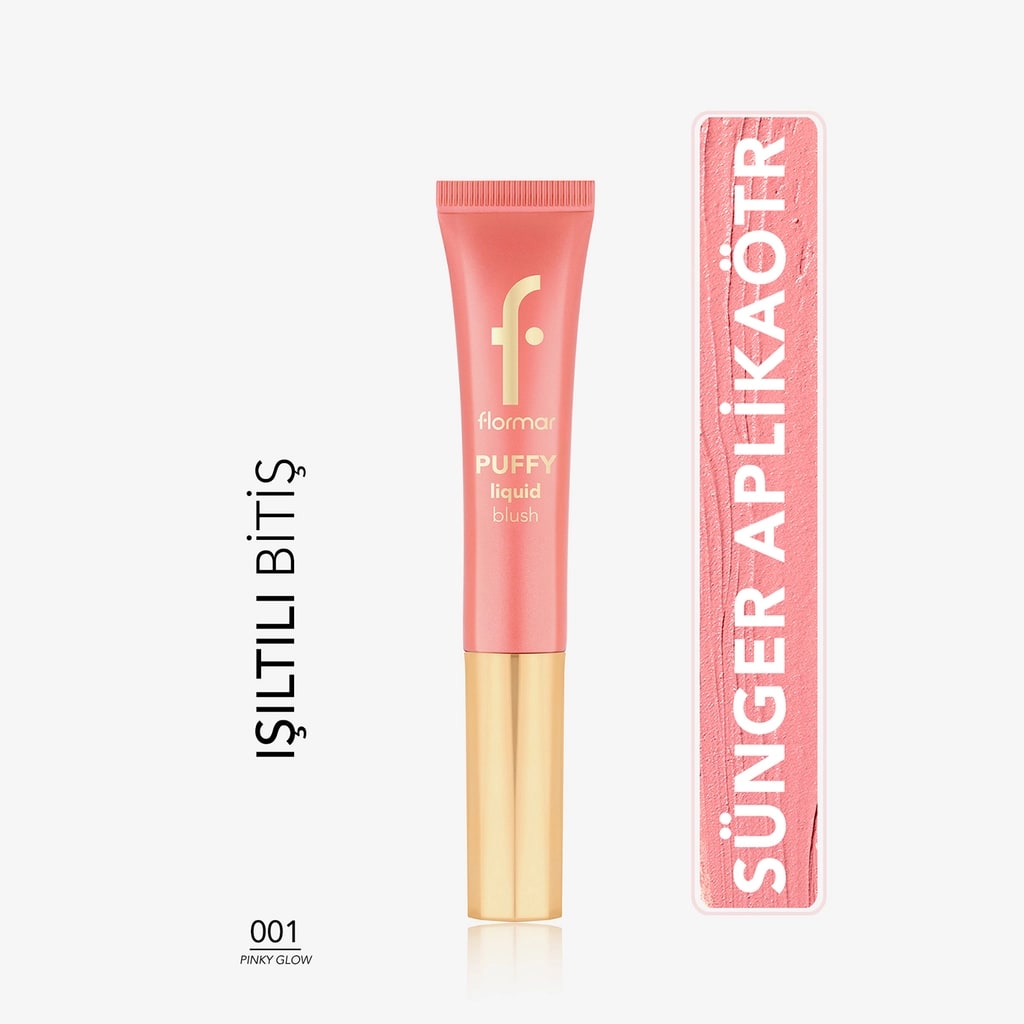 Flormar Puffy Liquid Blush Likit Allık 001 Pinky Glow