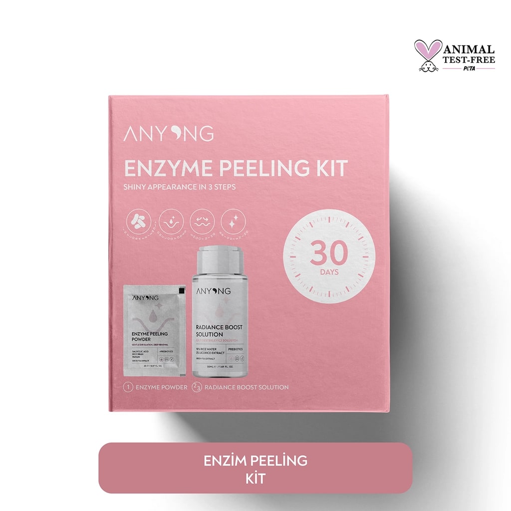Anyong Enzim Peeling Seti (Solüsyon 50 ml + Peeling Tozu 2 gr)