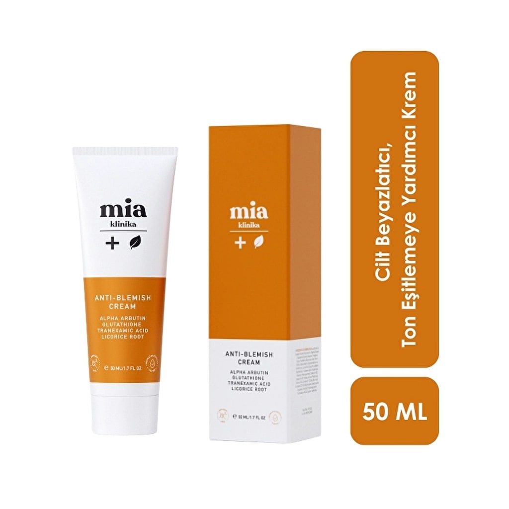 Mia Klinika Cilt Beyazlatıcı Ton Eşitlemeye Yardımcı Leke Kremi 50 ml