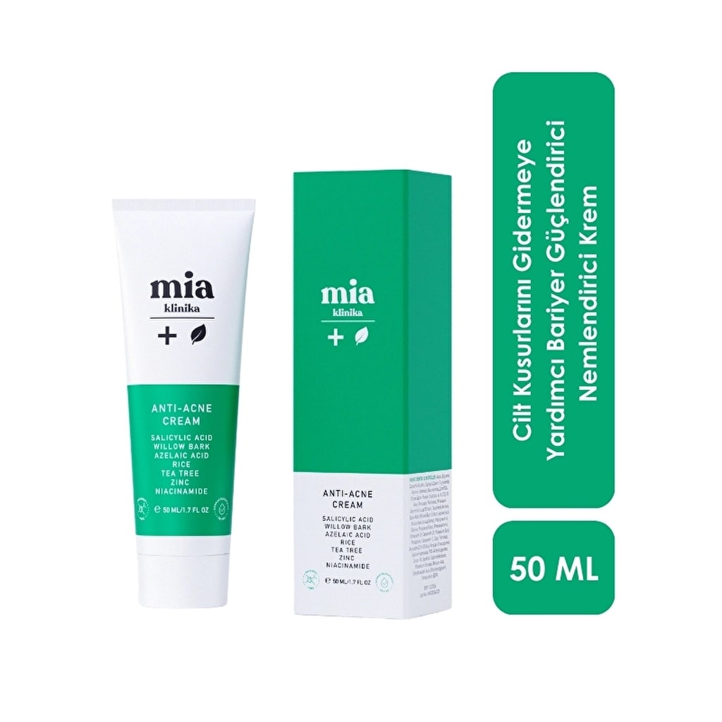 Mia Klinika Sivilce ve Akne Karşıtı Bariyer Güçlendirici Nemlendirici Krem 50 ml