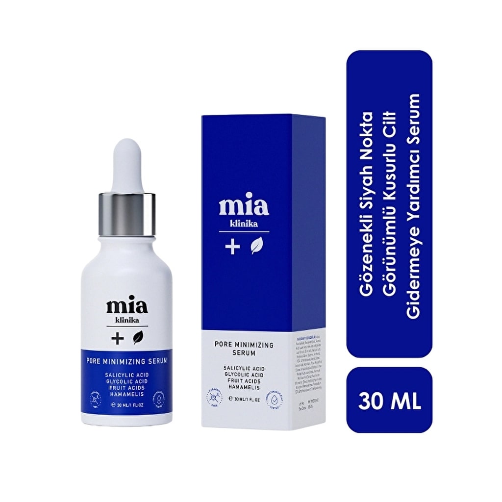Mia Klinika Gözenek Siyah Nokta Sivilce Gidermeye Yardımcı Serum 30 ml