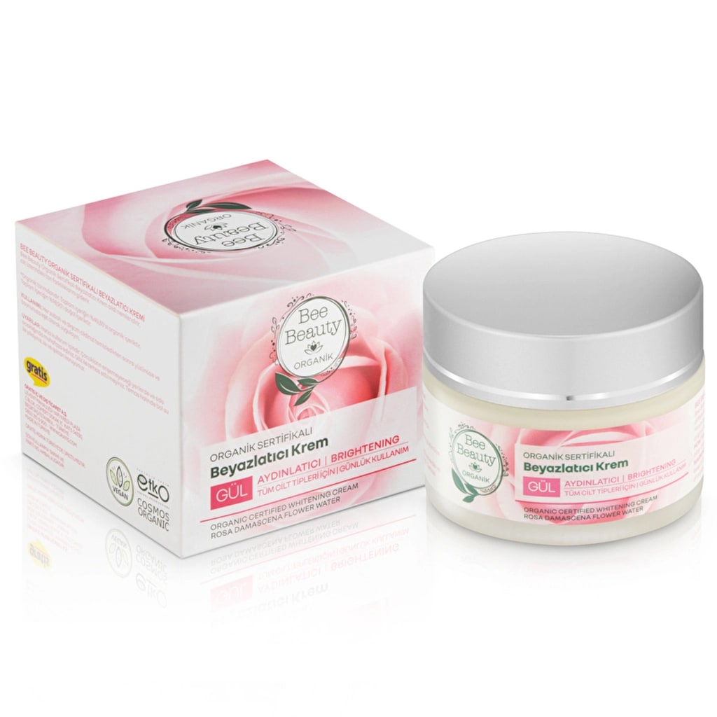 Bee Beauty Organik Sertifikalı Beyazlatıcı Günlük Krem 50 ml