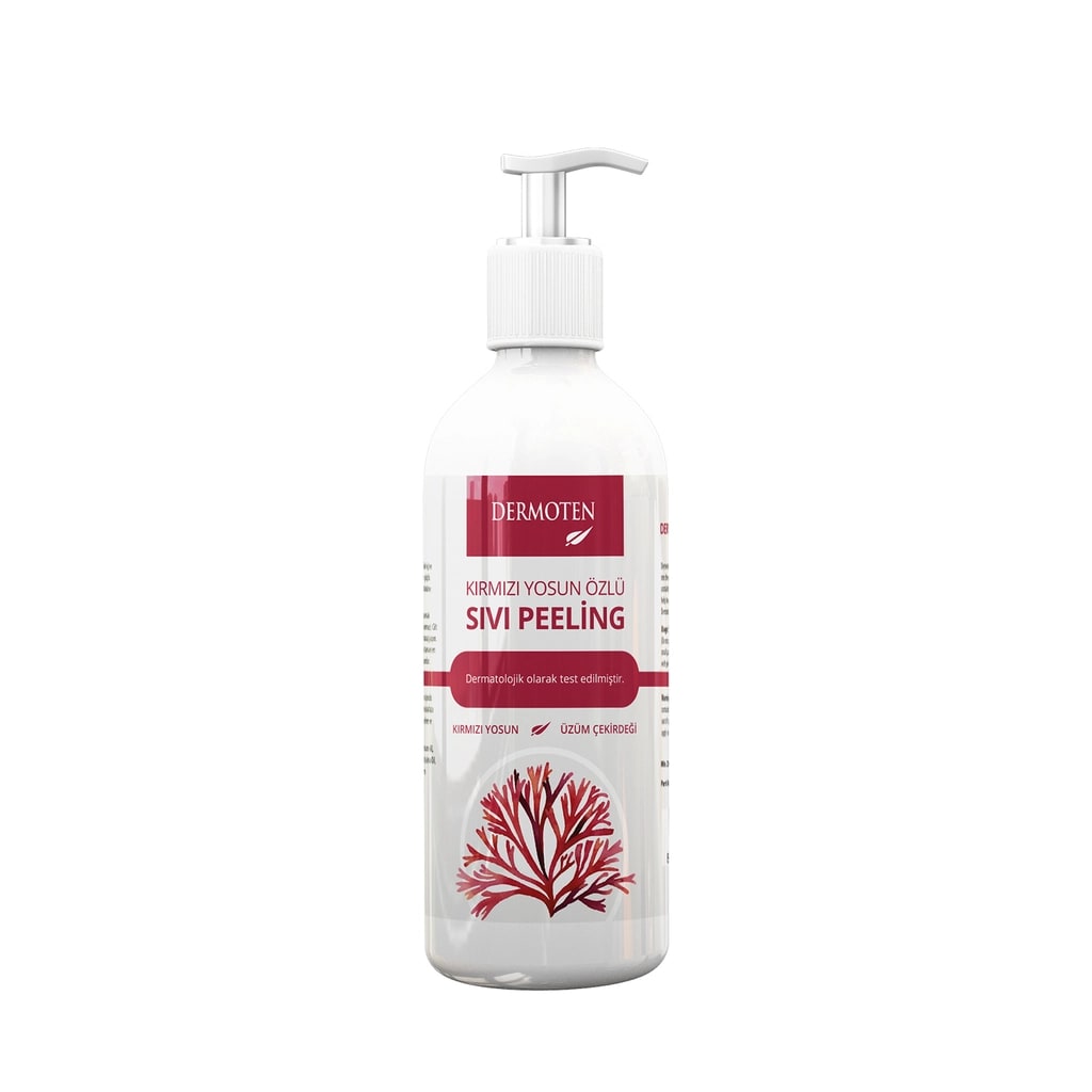 Dermoten Kırmızı Yosun ve Üzüm Çekirdeği İçeren Sıvı Peeling 150 ml