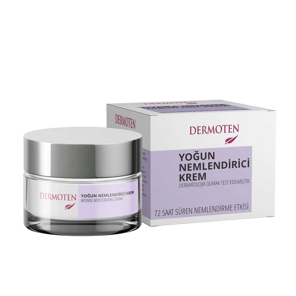 Dermoten 72 Saat Etkili Yoğun Nemlendirici Cilt Bakım Kremi 50 ml