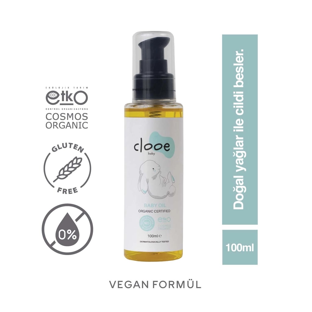Clooe Organik Bebek Yağı 100 ml