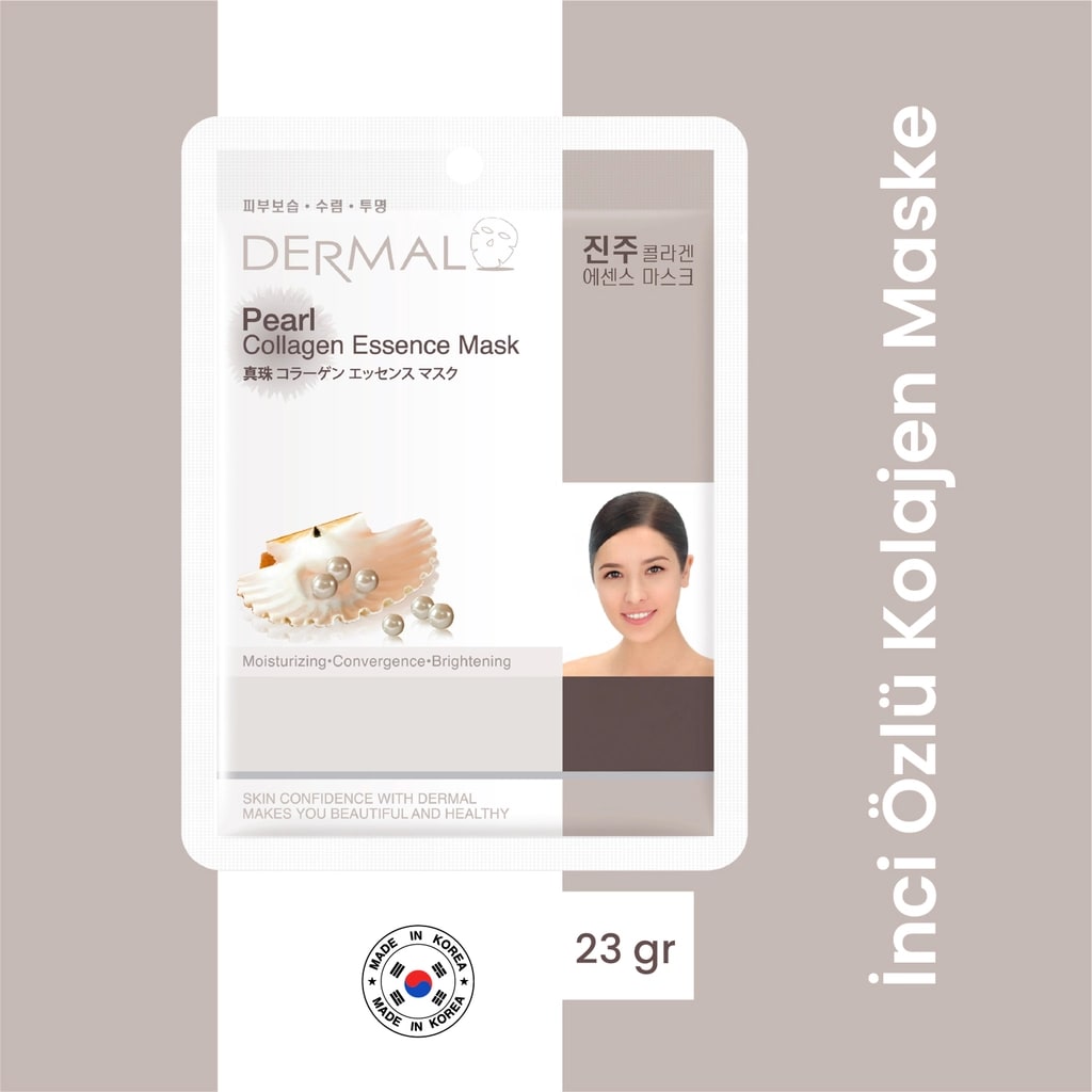 Dermal Aydınlatıcı Nemlendirici İnci Özlü Kolajen Gece Maske 23 gr