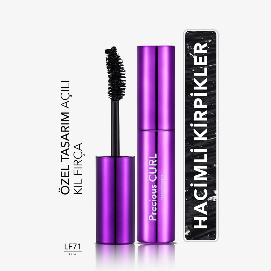 Flormar Precious Curl LF71 Black - Classic Maskara