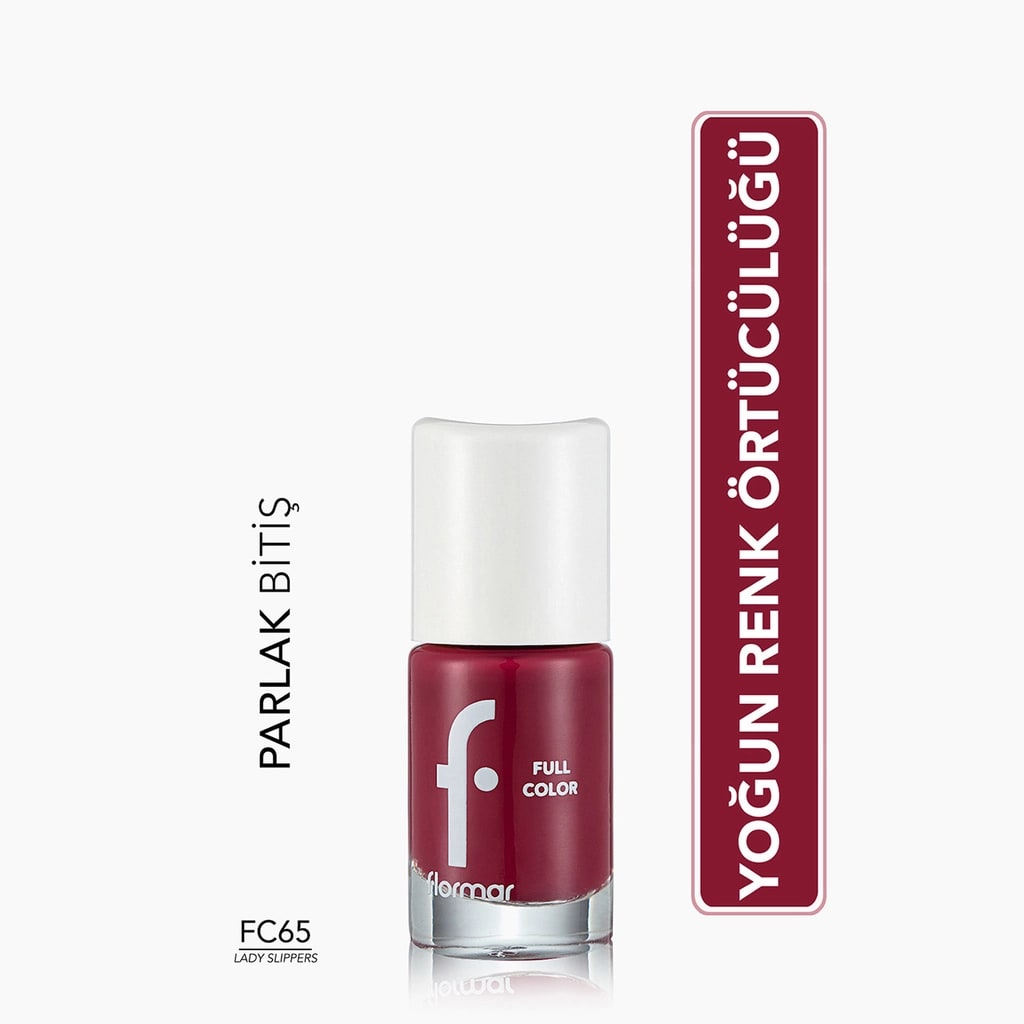 Flormar Full Color Ekstra Yoğun Pigmentli Oje FC65 Lady Slippers