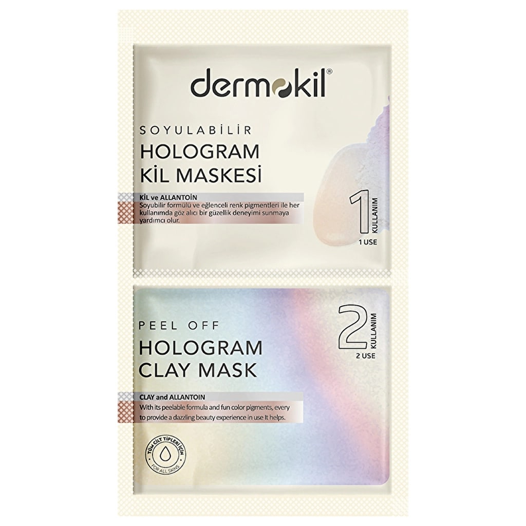 Dermokil Hologram Aydınlatıcı ve Canlandırıcı Soyulabilir Maske 15 ml