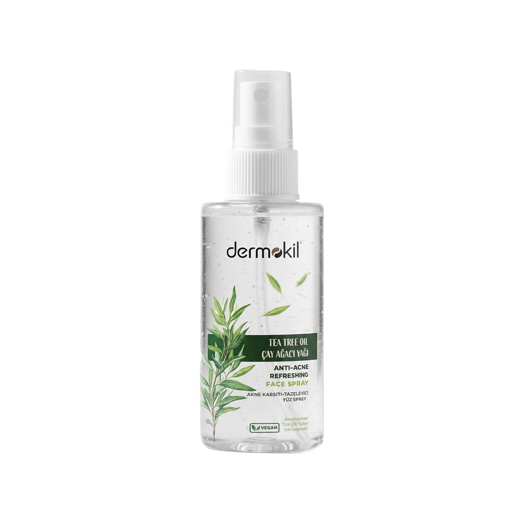 Dermokil Akne Karşıtı Çay Ağacı Yağı Yüz Spreyi Tonik 50 ml