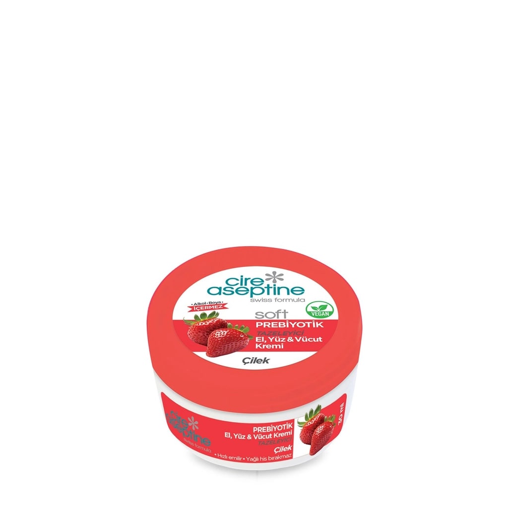 Cire Aseptine Soft Çilek Prebiyotikli Krem 30 ml