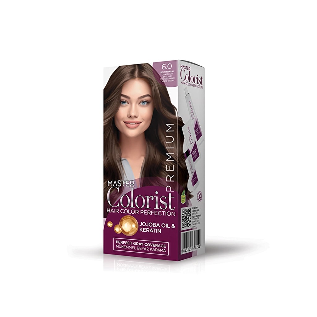 Master Colorist Premium Krem Saç Boyası 6.0 Koyu Kumral