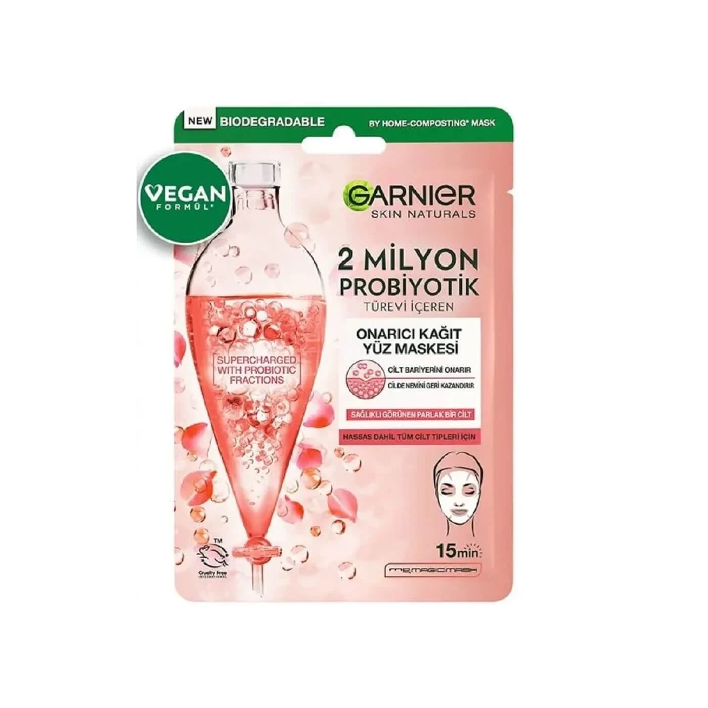 Garnier Kağıt Maske Probiyotik Onarıcı 22 gr
