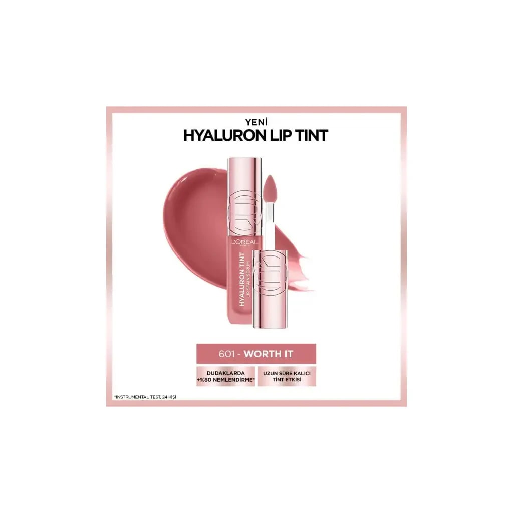 L'Oréal Paris L'oreal Paris Hyaluron Lip Tint Dudak Parlatıcı 601 Worth It