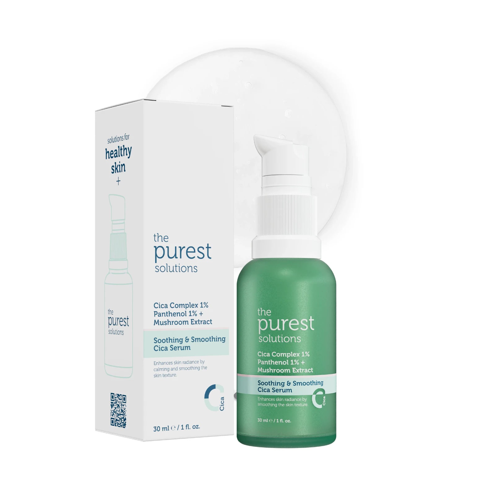 Thepurestsolutions Hassas Ciltler için Kızarıklık Karşıtı ve Bariyer Onarıcı Cica Serum 30 Ml