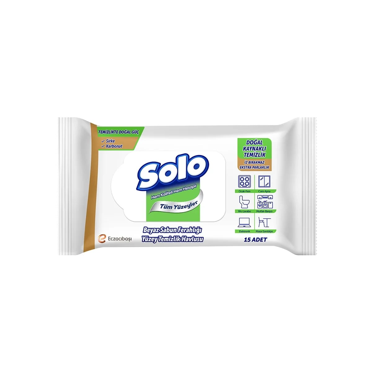 SOLO YTM DOĞAL GÜÇ BEYAZ SABUN 1X15 - STD / STD