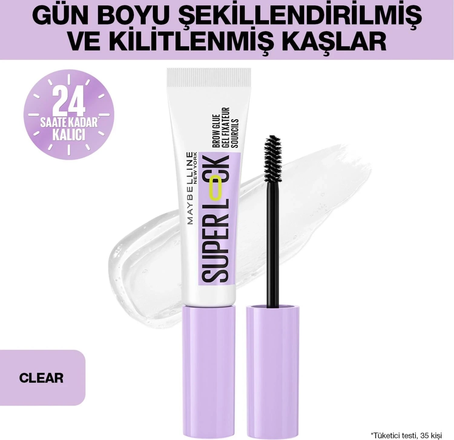 Maybelline New York Super Lock Brow Glue Kaş Sabitleyici