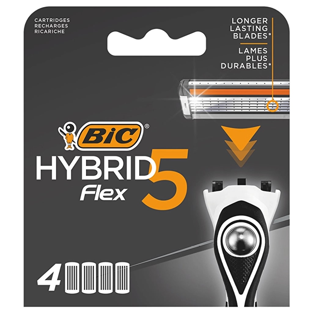 Bic Flex5 Hybrid 5 Bıçaklı 4 Yedek Kartuş Tıraş Bıçağı