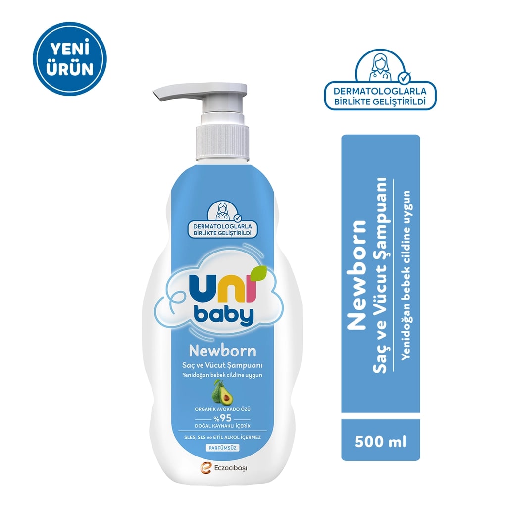 Uni Baby Yenidoğan Saç ve Vücut Şampuanı