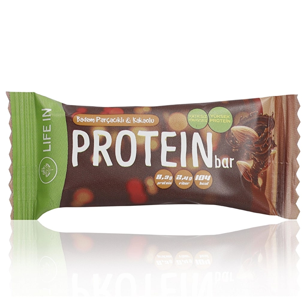 Life In Badem ve Kakaolu Protein Bar