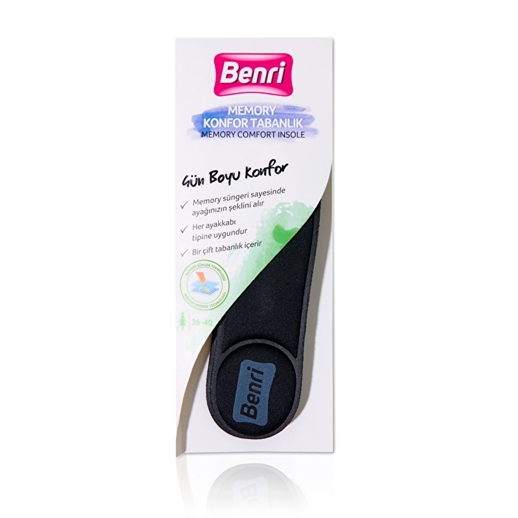 Benri Memory Konfor Tabanlık Kadın 36-40