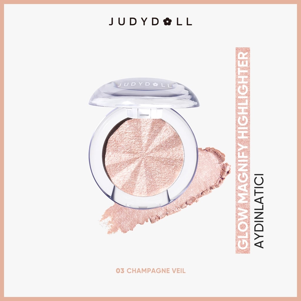 Judydoll Glow Magnify Highlighter Aydınlatıcı 03 Champagne Veil