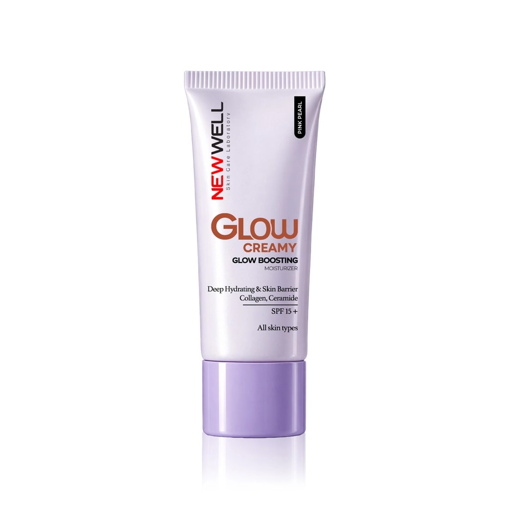 New Well Glow Boosting Işıltı Veren SPF 15+ Nemlendirici Krem Aydınlatıcı 01 Pink Pearl