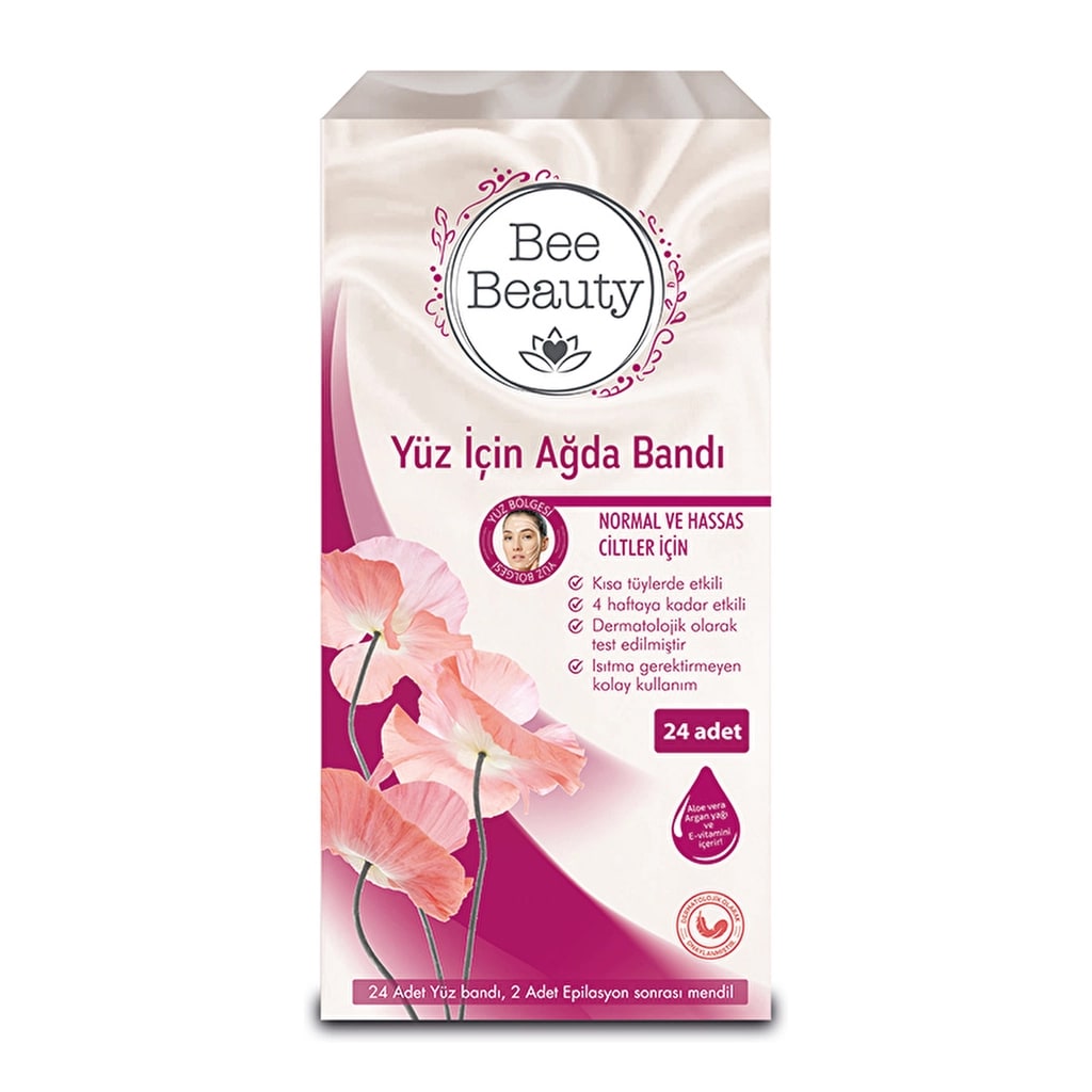 Bee Beauty Yüz İçin Ağda Bandı 24'lü