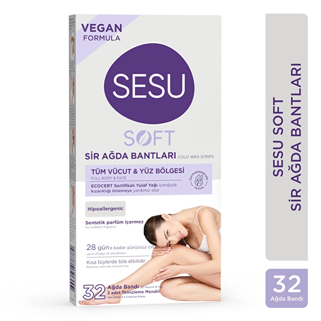 Sesu Soft Ağda Bandı 32'li