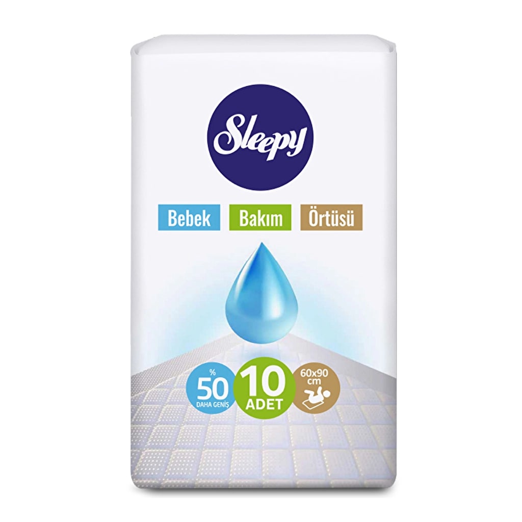 Sleepy Natural Bebek Bakım Örtüsü 10'lu