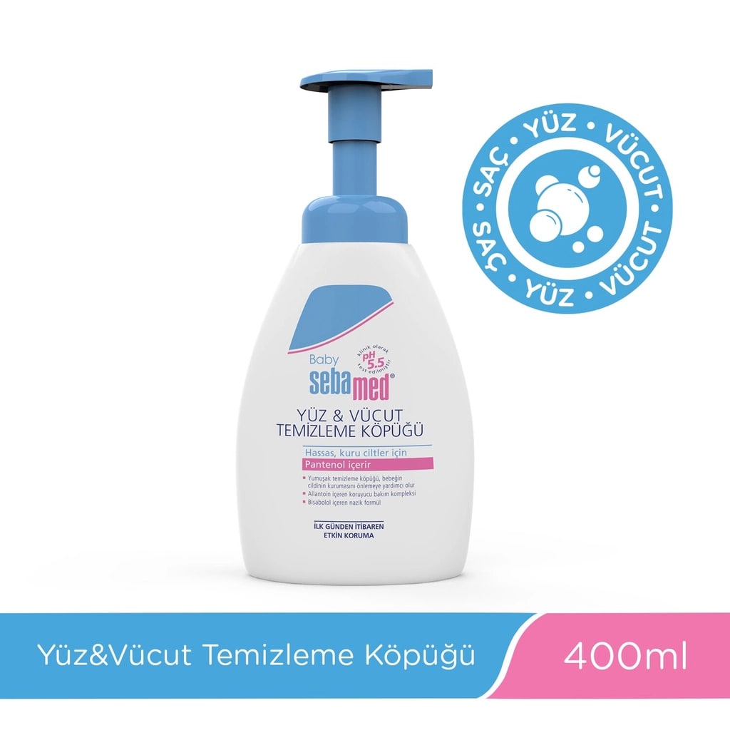Sebamed Baby Yüz & Vücut Temizleme Köpüğü