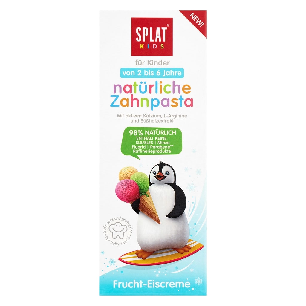 Splat Meyveli Dondurma Çocuk Diş Macunu (2-6 Yaş)
