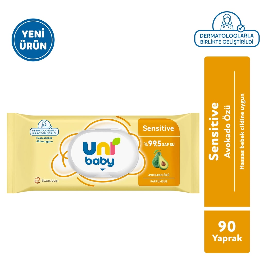 Uni Baby Sensitive Avokado Islak Mendil