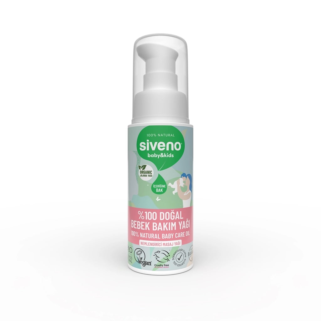 Siveno %100 Doğal Bebek Bakım Yağı
