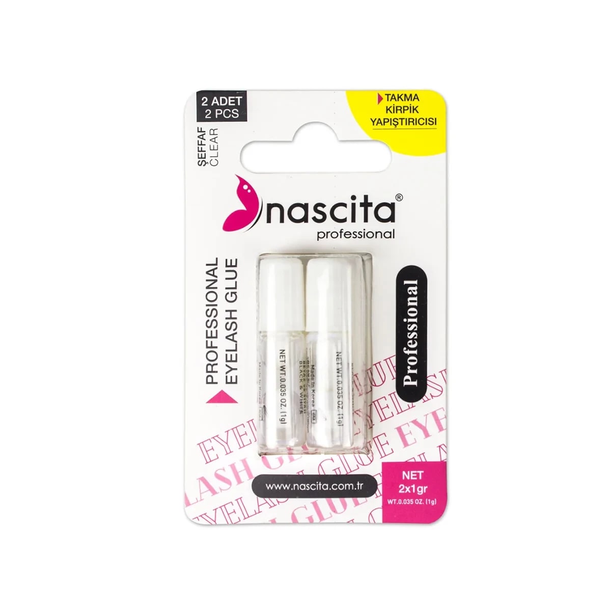 NASCITA Kirpik Yapıştırıcısı (Beyaz) - / STD