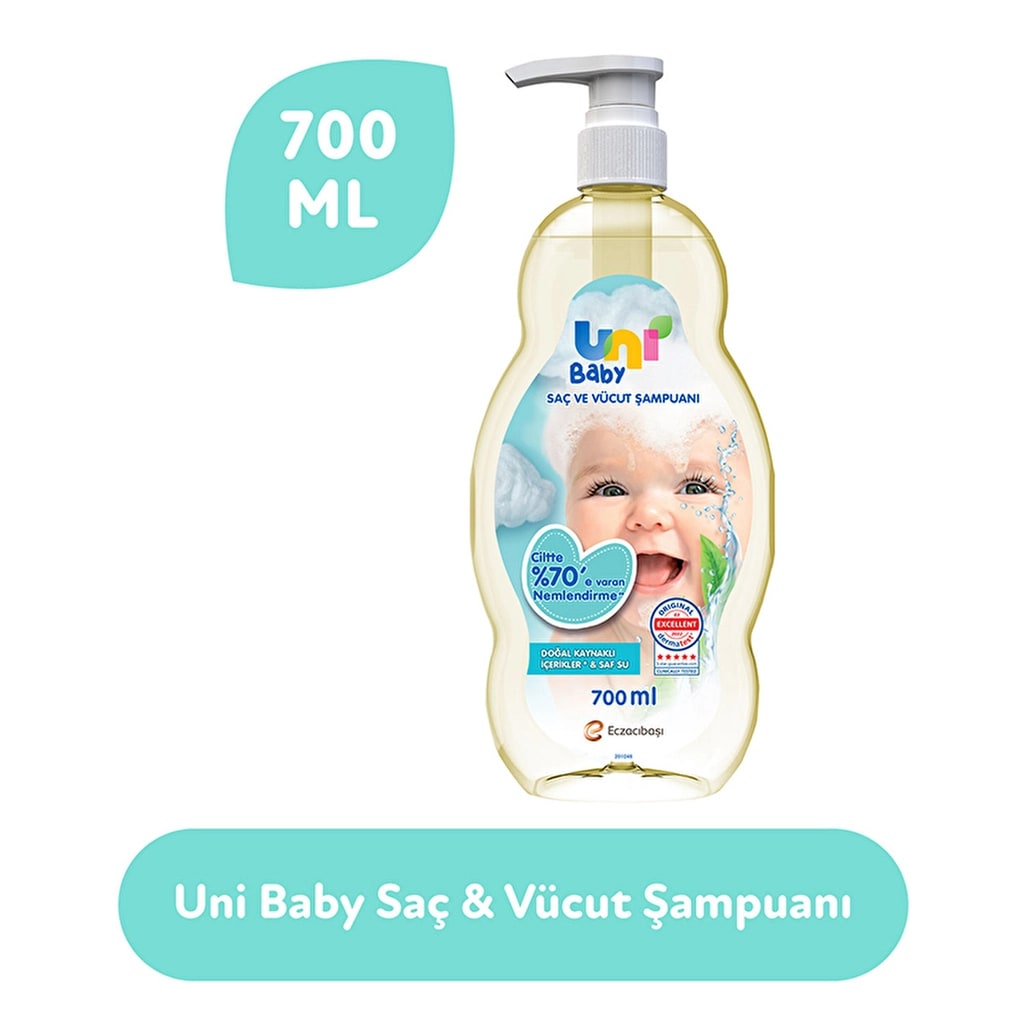 Uni Baby Saç ve Vücut Şampuan