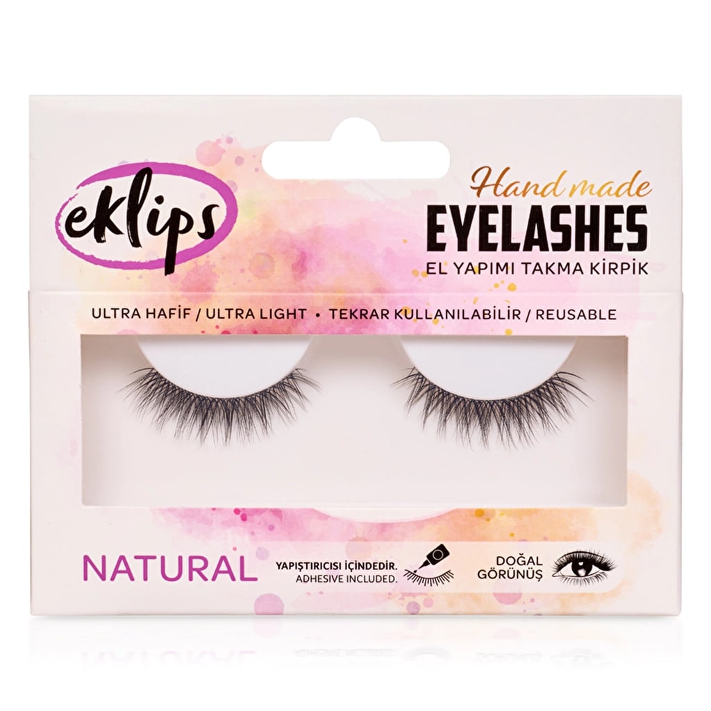 Eklips Takma Kirpik Natural (El Yapımı)