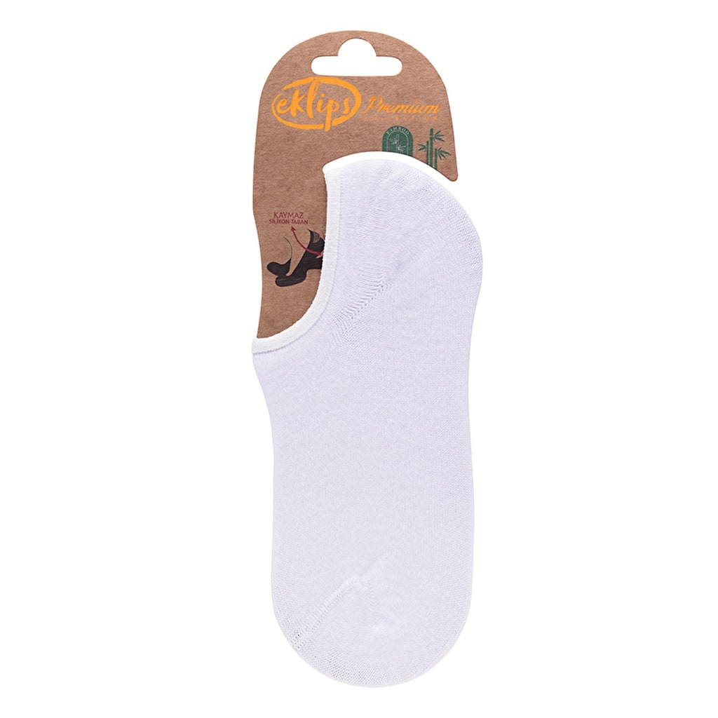 Eklips Tekli Sneakers Bambu Çorap