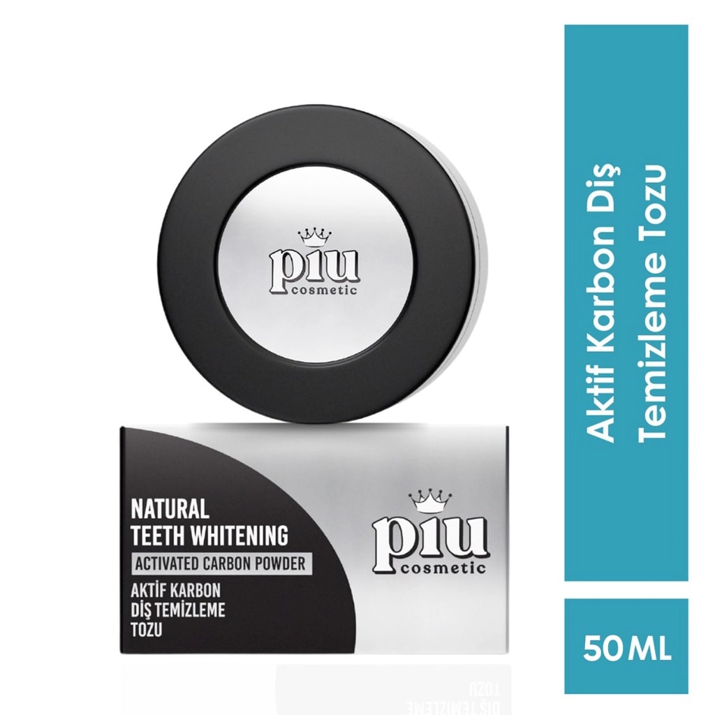 Piu Cosmetic Aktif Karbon Diş Temizleme Tozu