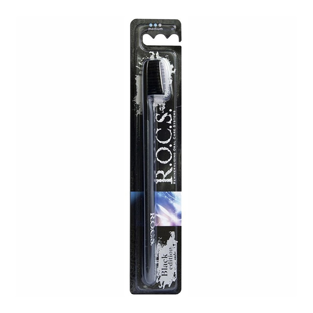 Rocs Black Edition Diş Fırçası (Orta)