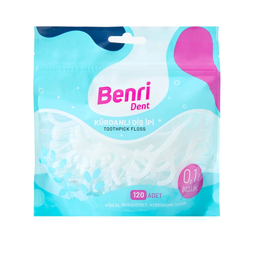 Benri Dent Kürdanlı Diş İpi 120'li