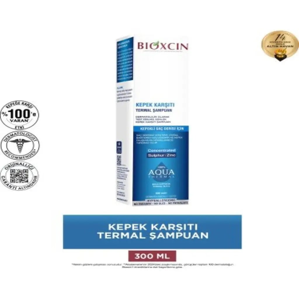 Bioxcin Aquathermal Kepek Şampuanı
