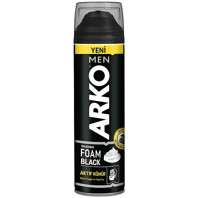 Arko Men Shaving Foam Aktif Kömür - Tıraş Köpüğü