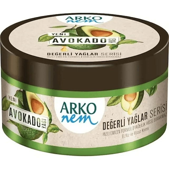 Arko Nem Değerli Yağlar Serisi Avokado - Nemlendirici Bakım Kremi