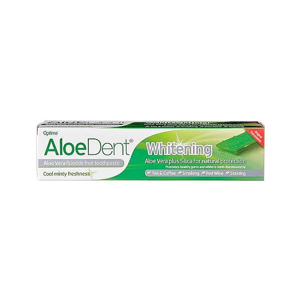 AloeDent Ekstra Beyazlatıcı Ağız Kokusuna Karşı Etkili Tea Tree Oil & Aloe Vera Aile Boyu Diş Macunu