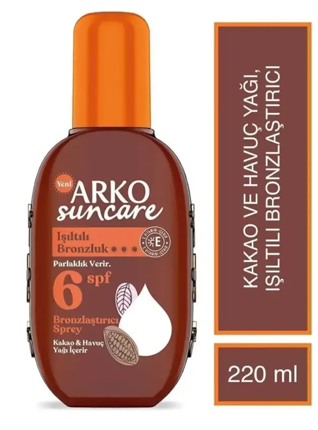 ARKO Suncare Spf6 Bronzlaştırıcı Sprey