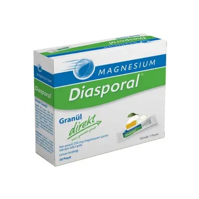 Assos Magnesium Diasporal Granül Direkt 20 Poşet