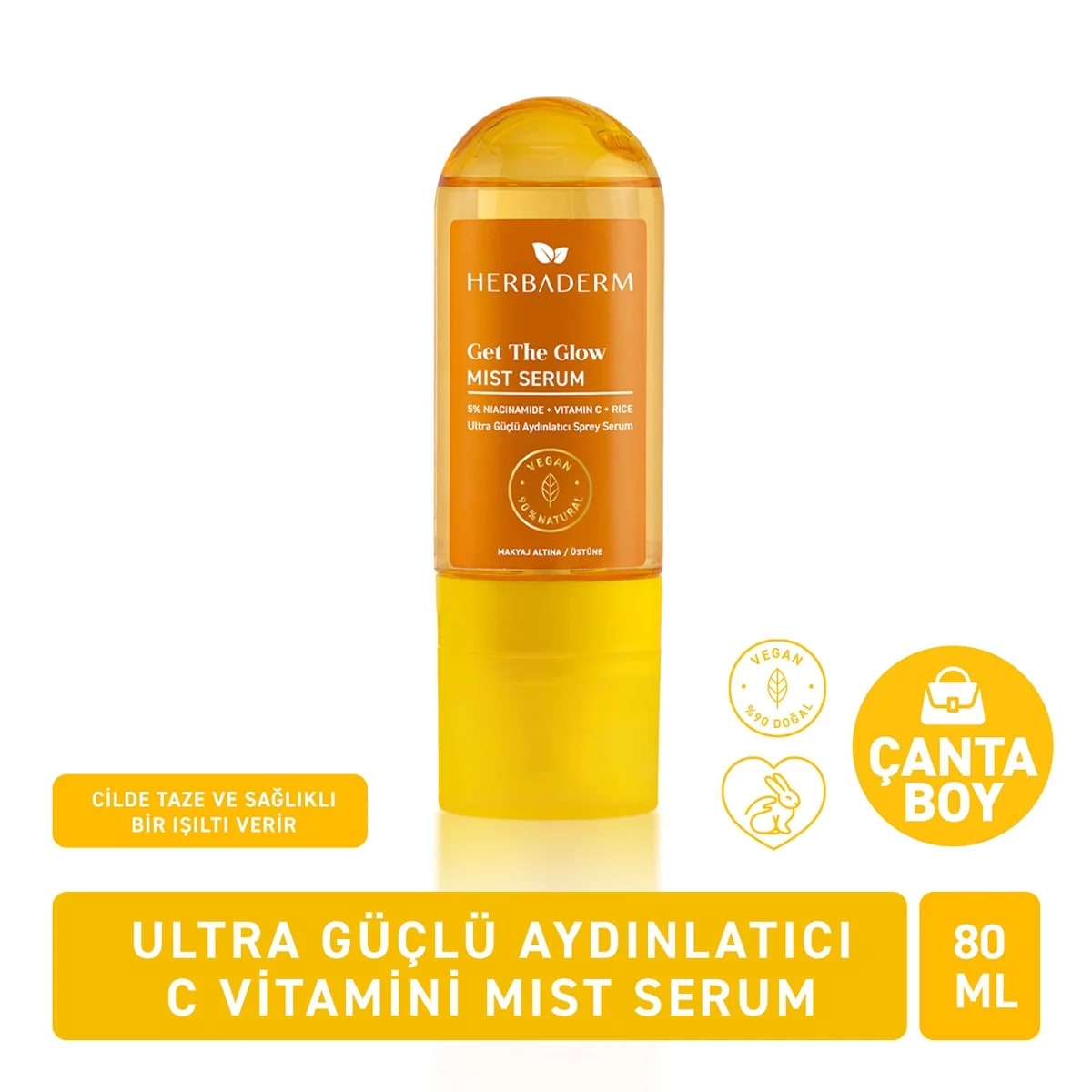 Herbaderm Ultra Güçlü Aydınlatıcı Sprey Serum